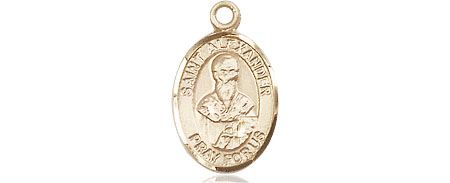 14kt Gold Filled Saint Alexander Sauli Medal