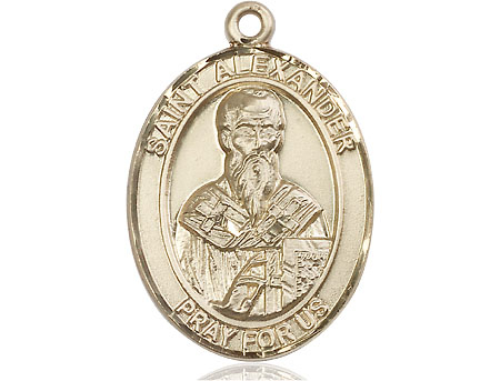 14kt Gold Filled Saint Alexander Sauli Medal