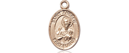 14kt Gold Filled Saint Andrew the Apostle Medal