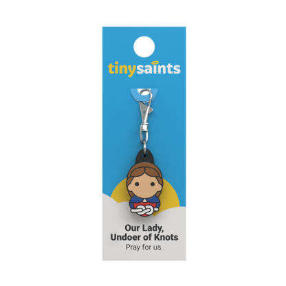 Tiny Saints Charm - Mary Undoer Of Knots