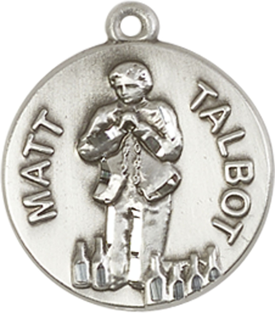 Sterling Silver Matt Talbot Medal