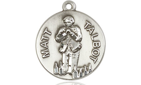 Sterling Silver Matt Talbot Medal