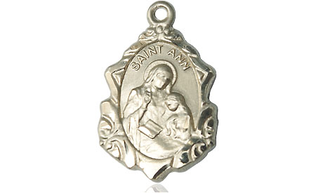 14kt Gold Filled Saint Ann Medal