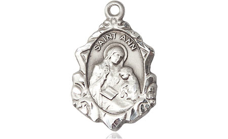 Sterling Silver Saint Ann Medal