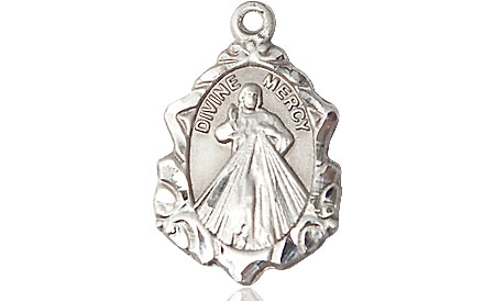 Sterling Silver Divine Mercy Medal