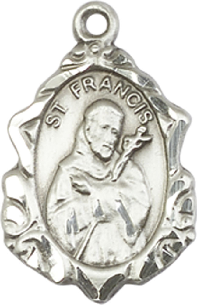 Sterling Silver Saint Francis Medal