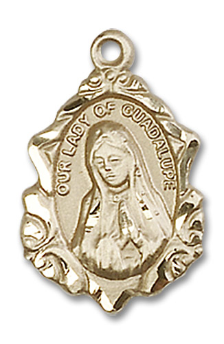 14kt Gold Filled Our Lady of Guadalupe Medal