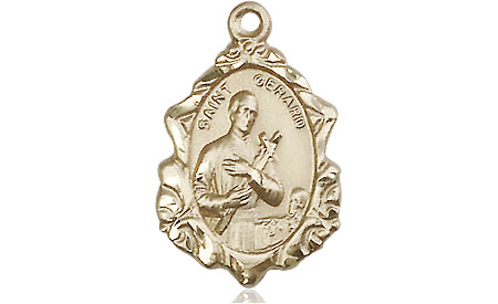 14kt Gold Filled Saint Gerard Medal