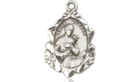 Sterling Silver Saint Gerard Medal - With Box