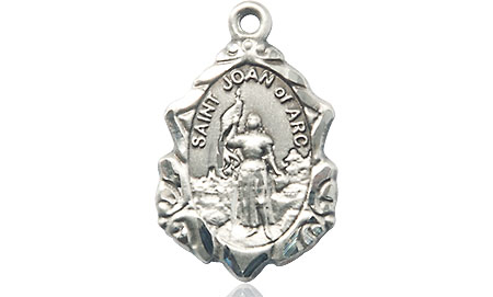 Sterling Silver Saint Joan of Arc Medal