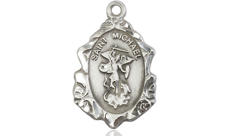 Sterling Silver Saint Michael the Archangel Medal