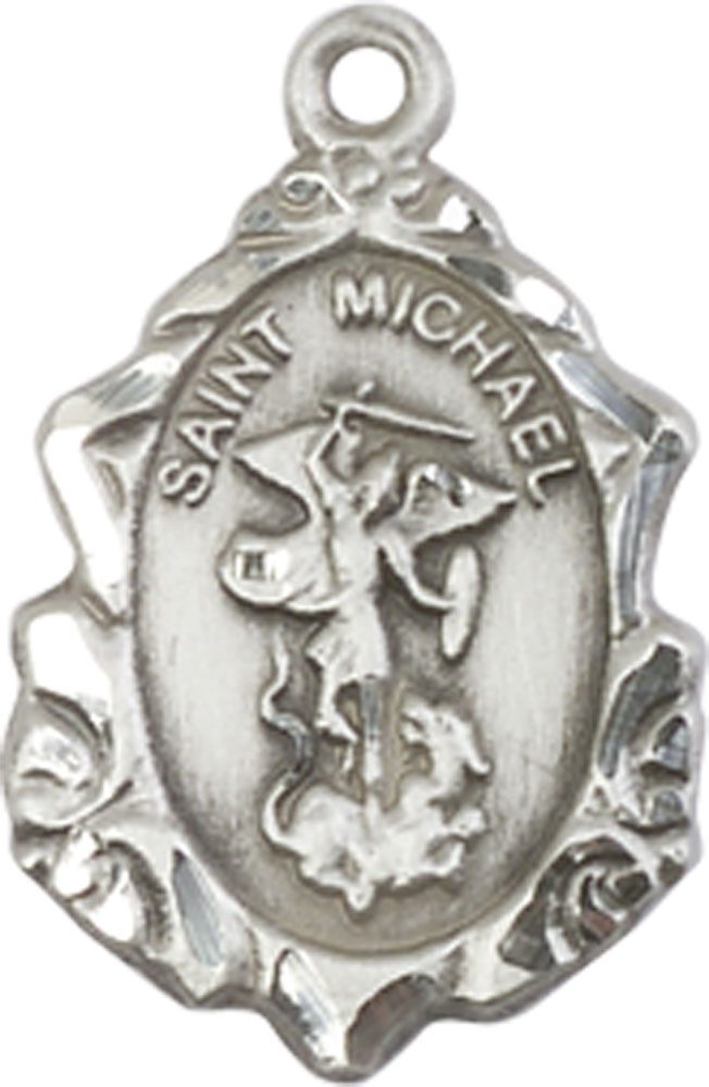 Sterling Silver Saint Michael the Archangel Medal