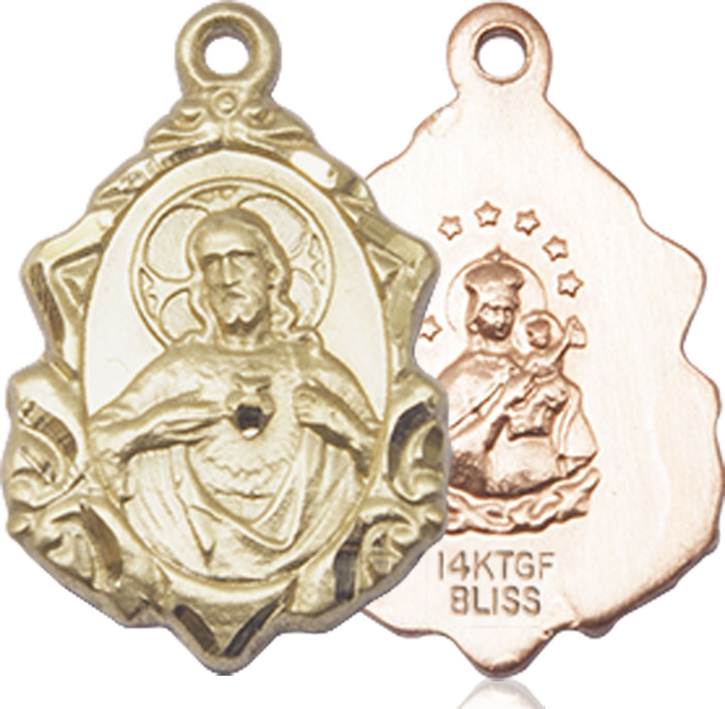 14kt Gold Filled Scapular Medal