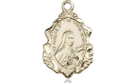 14kt Gold Filled Saint Theresa Medal