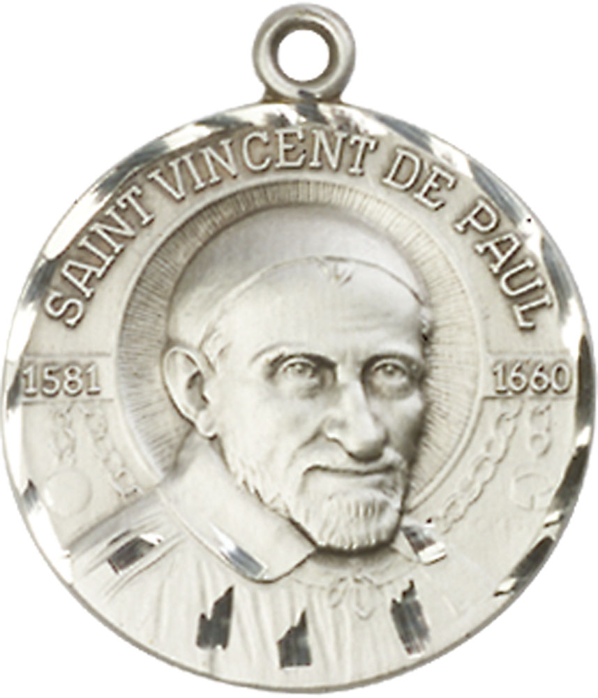 Sterling Silver Saint Vincent de Paul Medal