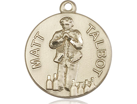 14kt Gold Filled Matt Talbot Medal