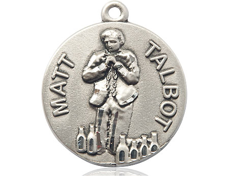 Sterling Silver Matt Talbot Medal
