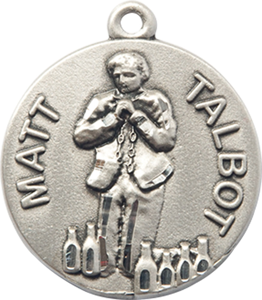 Sterling Silver Matt Talbot Medal