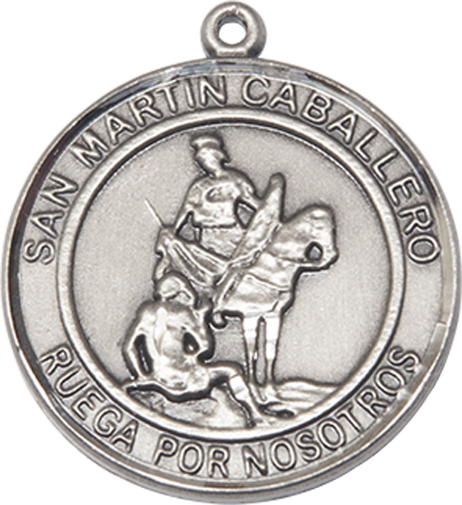 Sterling Silver San Martin Caballero Medal