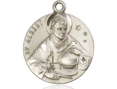 Sterling Silver Saint Albert the Great Medal