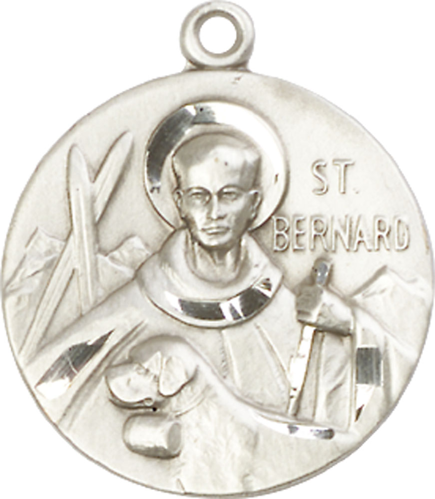 Sterling Silver Saint Bernard of Monjoux Medal