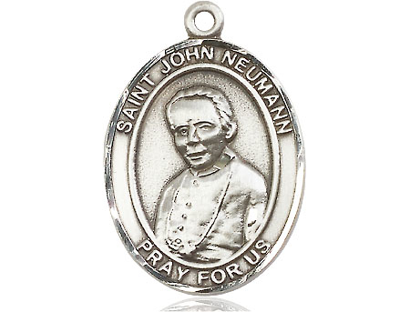 Sterling Silver Saint John Neumann Medal