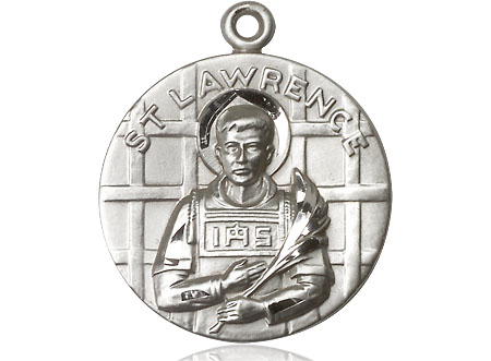 Sterling Silver Saint Lawrence Medal