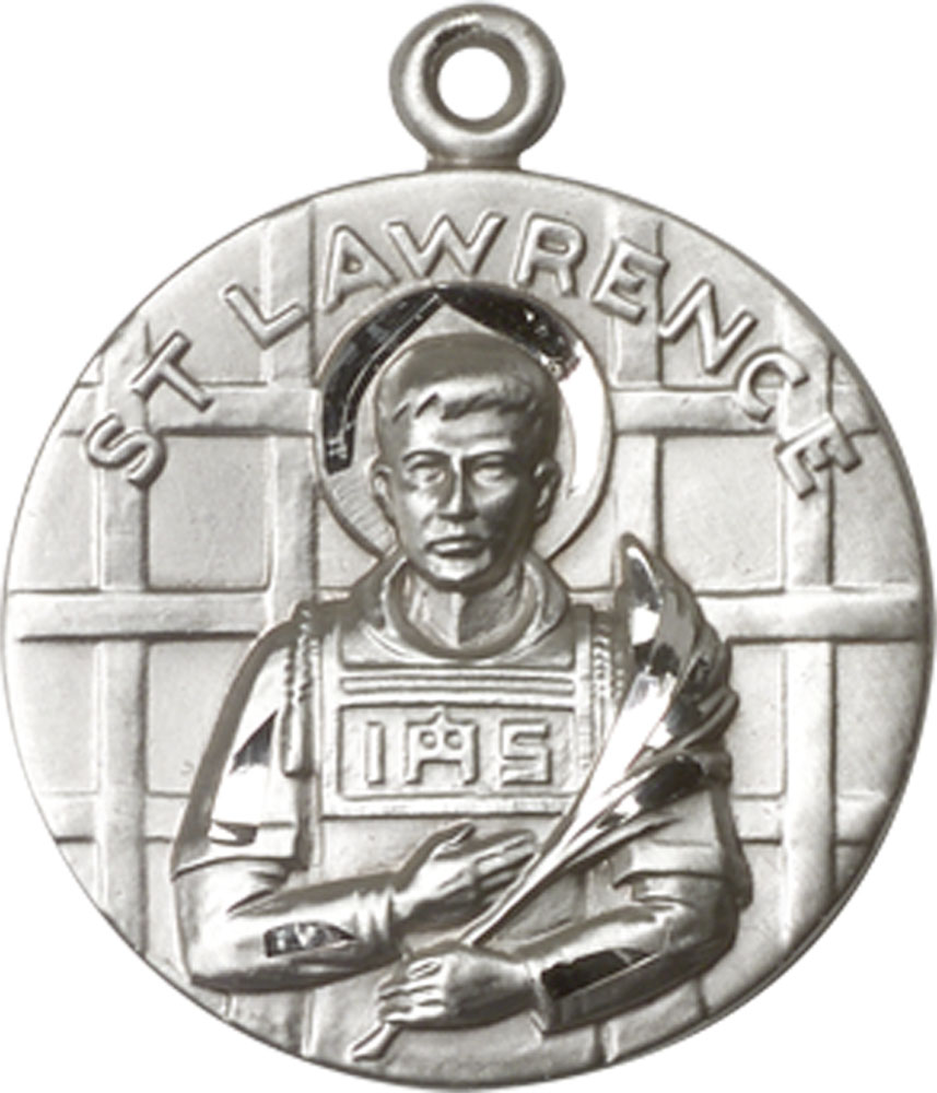 Sterling Silver Saint Lawrence Medal