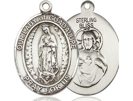 Sterling Silver Our Lady of Guadalupe Medal