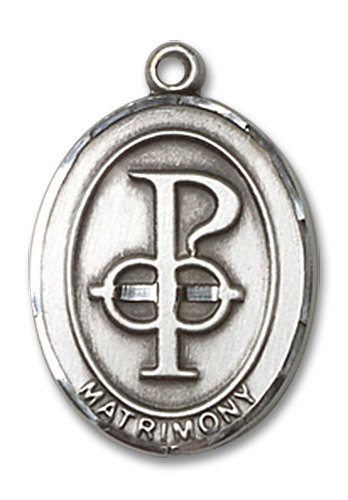 Sterling Silver Matrimony Medal