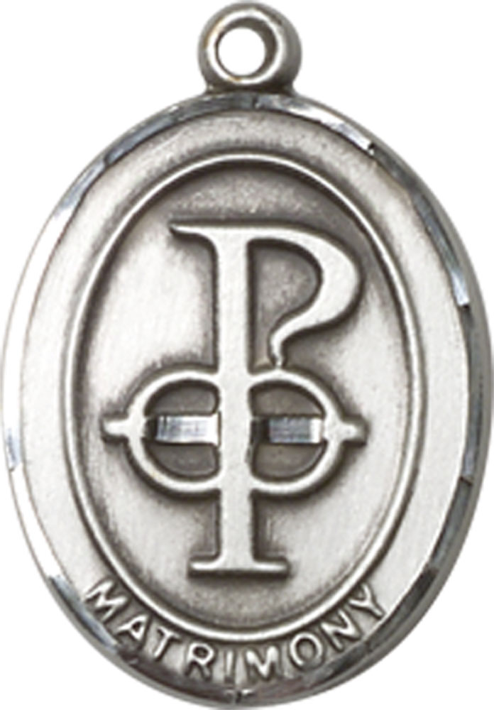 Sterling Silver Matrimony Medal