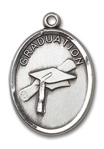 Sterling Silver Graduation Medal