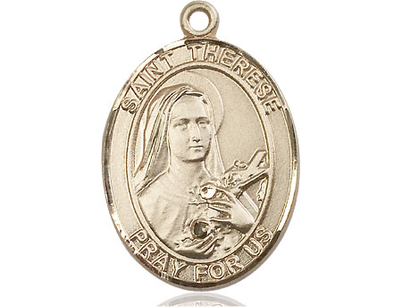 14kt Gold Filled Saint Therese of Lisieux Medal