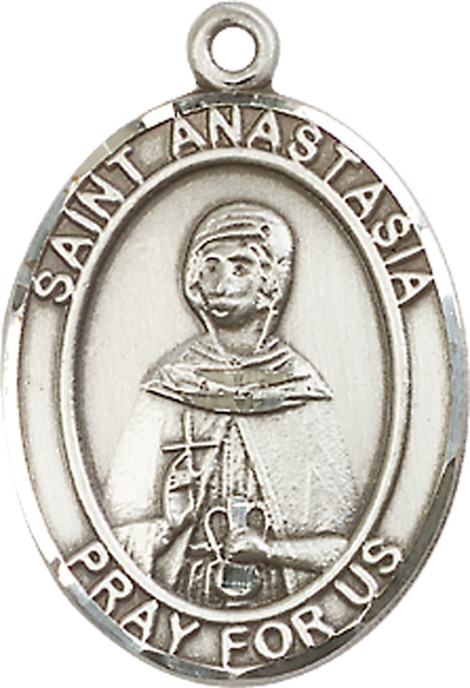 Sterling Silver Saint Anastasia Medal