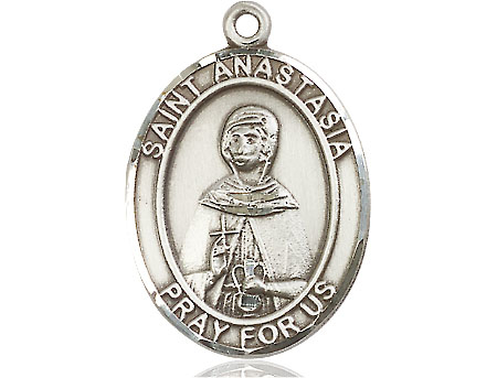 Sterling Silver Saint Anastasia Medal