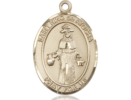 14kt Gold Filled Nino de Atocha Medal