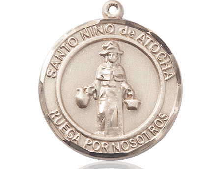 14kt Gold Filled Nino de Atocha Medal