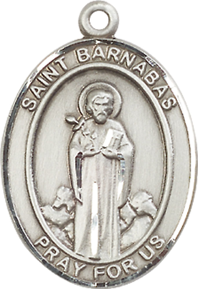 Sterling Silver Saint Barnabas Medal