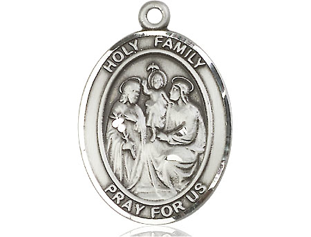 Sterling Silver Holy Family Medal
