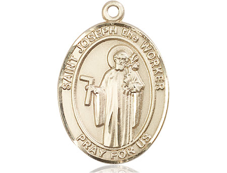 14kt Gold Filled Saint Joseph the Worker Medal