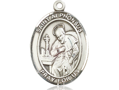 Sterling Silver Saint Alphonsus Medal