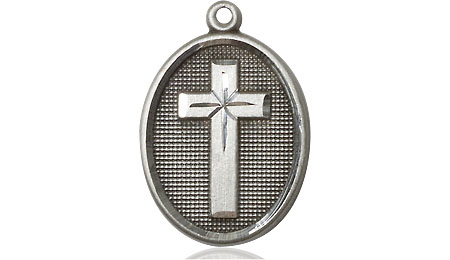 Sterling Silver Cross Medal