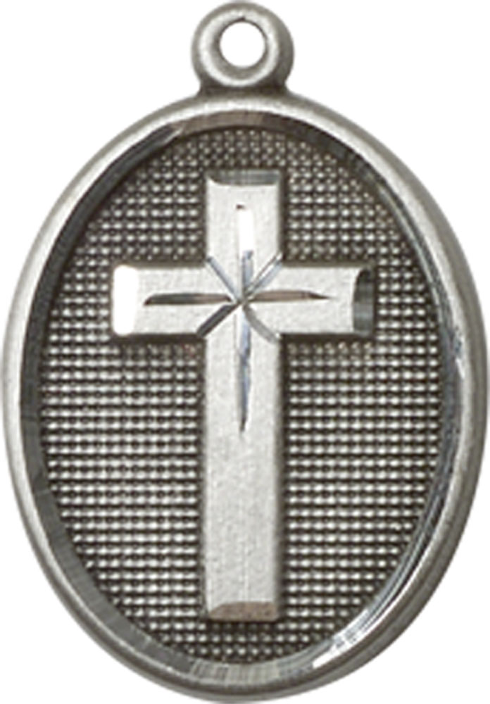 Sterling Silver Cross Medal