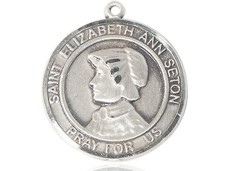 Sterling Silver Saint Elizabeth Ann Seton Medal