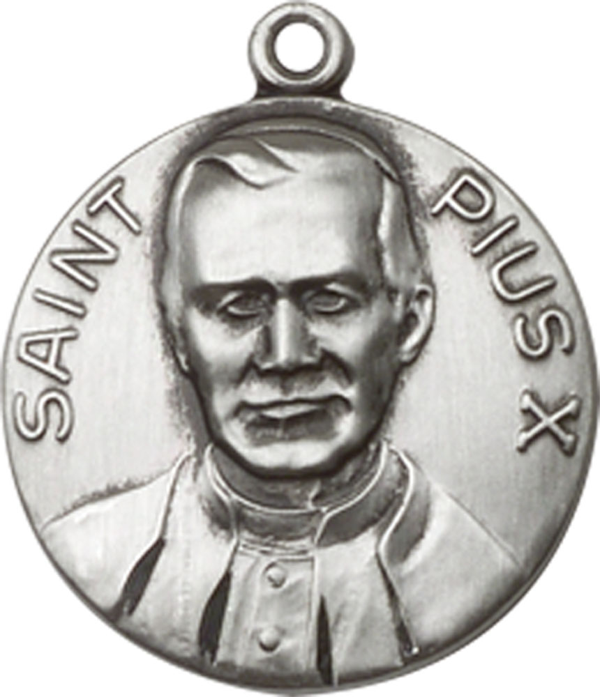 Sterling Silver Pope Pius X Medal