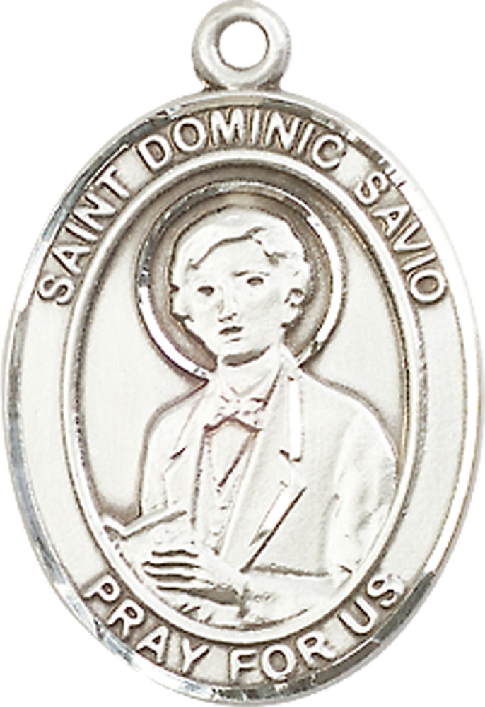 Sterling Silver Saint Dominic Savio Medal