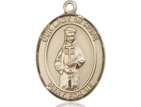 14kt Gold Filled Our Lady of Hope Medal