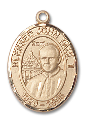 14kt Gold Filled Saint John Paul II Medal