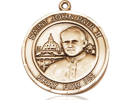 14kt Gold Filled Saint John Paul II Medal