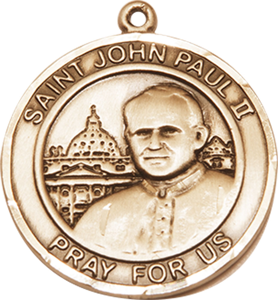 14kt Gold Saint John Paul II Medal